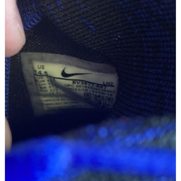 Nike Alpha Menace Elite 2 Flyknit Blue Football Cleats Mens Sz 14.5 BV2077-007 - Picture 7 of 7